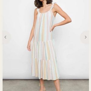 Rails capri melon stripe dress